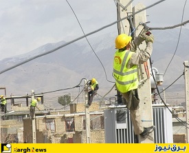 رشد 2 و نیم درصدی طول شبکه های توزیع برق در خراسان شمالی